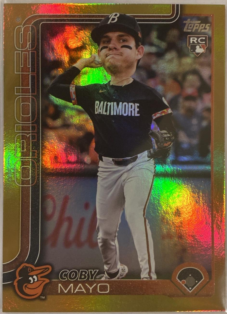 Coby Mayo [Gold Big Head Variation] #20 Prices | 2025 Topps | Baseball ...