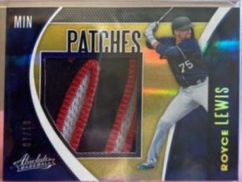 Royce Lewis #PAT-RO Baseball Cards 2021 Panini Absolute Patches