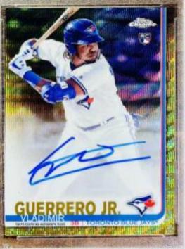 Vladimir Guerrero Jr. [Gold Wave Refractor] #RA-VGJ