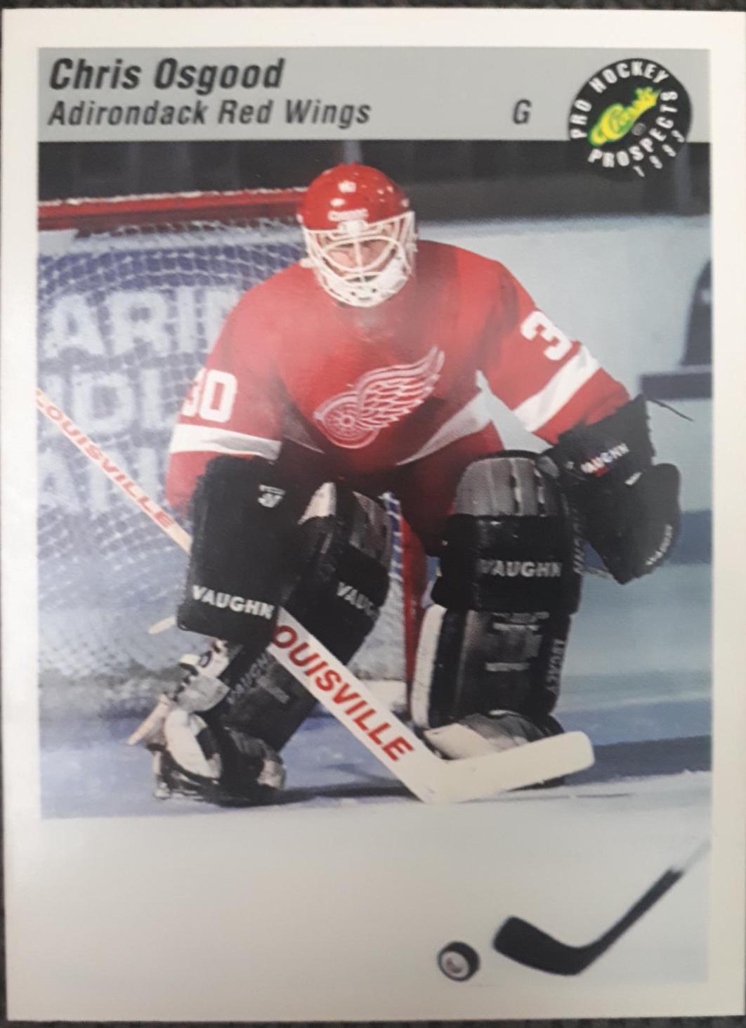 chris osgood #26 Hockey Cards 1993 Classic Pro Prospects