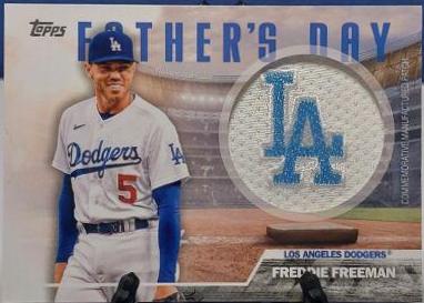 Freddie Freeman #FD-FF Baseball Cards 2023 Topps Father's Day Team Patch