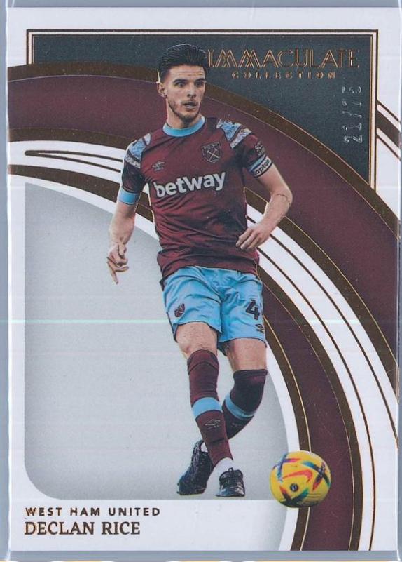 Declan Rice #190 2022 Panini Immaculate Collection Soccer