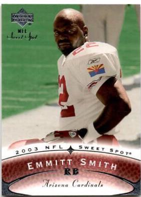 Emmitt Smith #37 Football Cards 2003 Upper Deck Sweet Spot