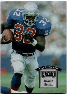 Leonard Russell #39 Football Cards 1993 Playoff Contenders