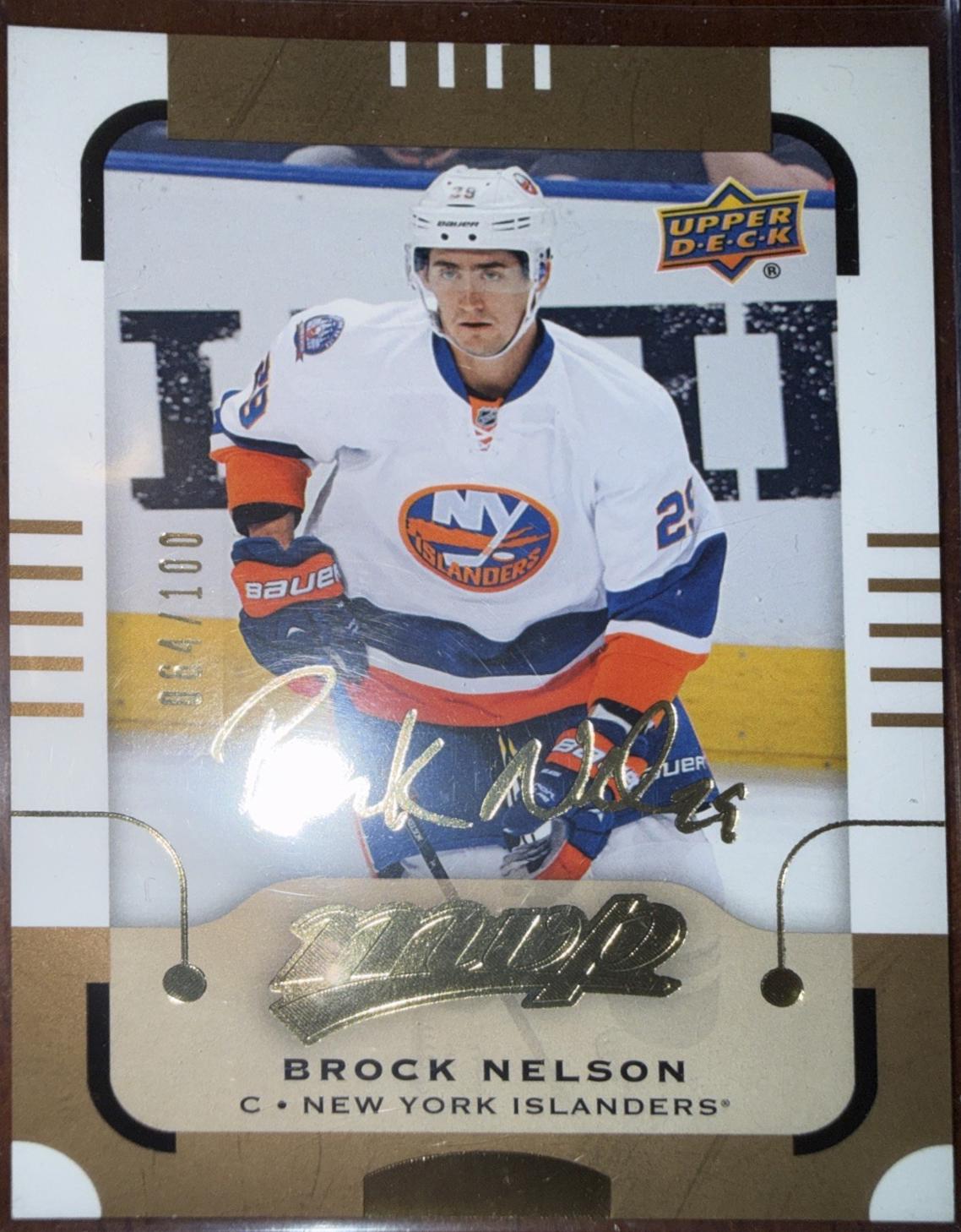 Brock Nelson #78 2015-16 Upper Deck MVP Hockey