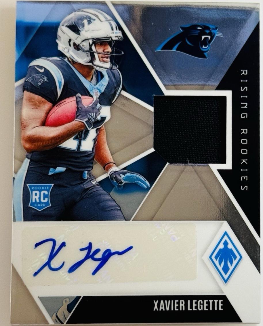 Xavier Legette #7 Football Cards 2024 Panini Phoenix Rookie Rising