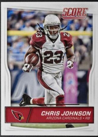 Chris Johnson #2 Football Cards 2016 Panini Score