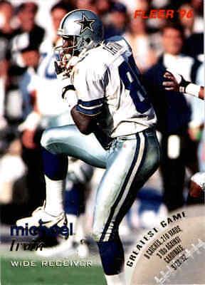 Michael Irvin #33 Football Cards 1996 Fleer