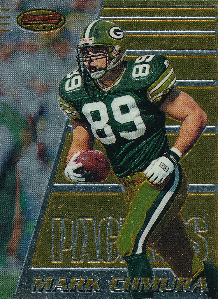 Mark Chmura #3 Football Cards 1996 Bowman's Best
