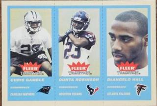 Chris Gamble, Dunta Robinson, DeAngelo Hall