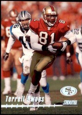 Terrell Owens #8 Football Cards 1999 Stadium Club