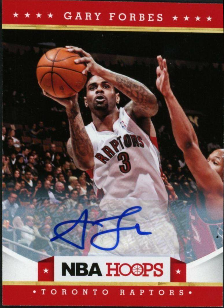 Gary Forbes Autograph #32 Basketball Cards 2012 Panini Hoops