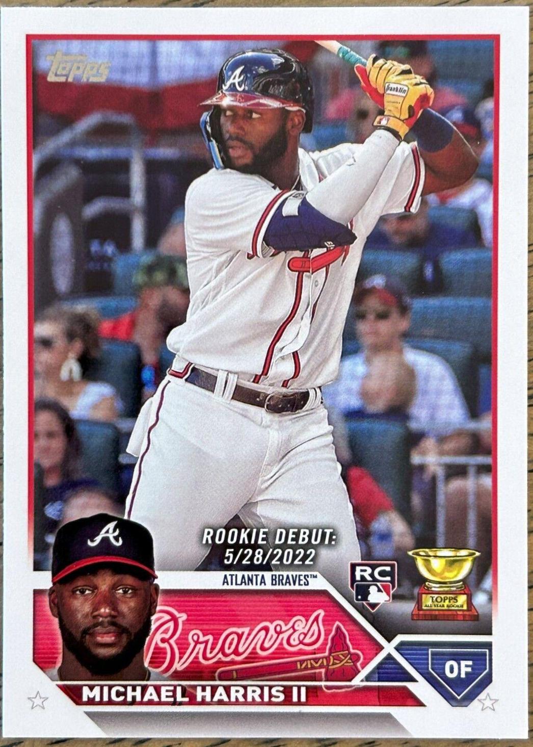 Michael Harris II #US225 Baseball Cards 2023 Topps Update