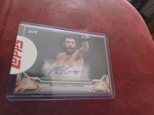 Michael Chiesa #KA-MC Ufc Cards 2016 Topps UFC Knockout Autographs
