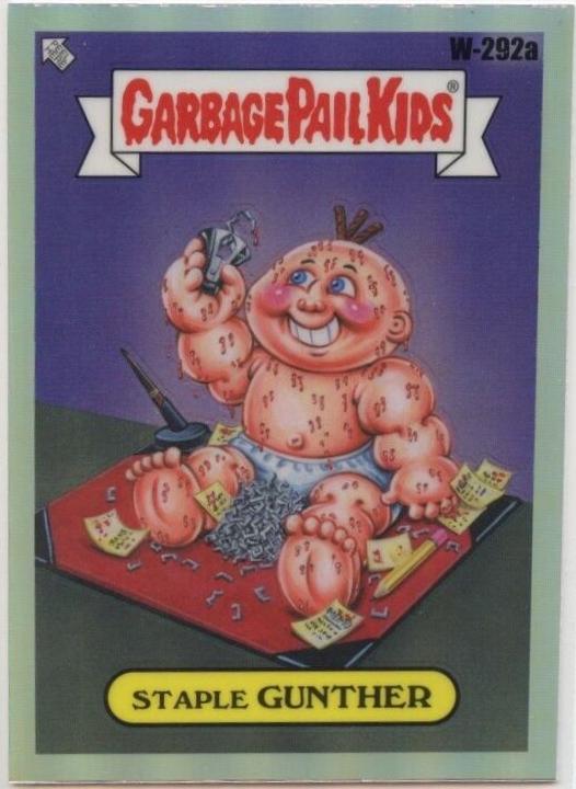 Staple GUNTHER #W-292a 2024 Garbage Pail Kids Chrome Where Are They Now