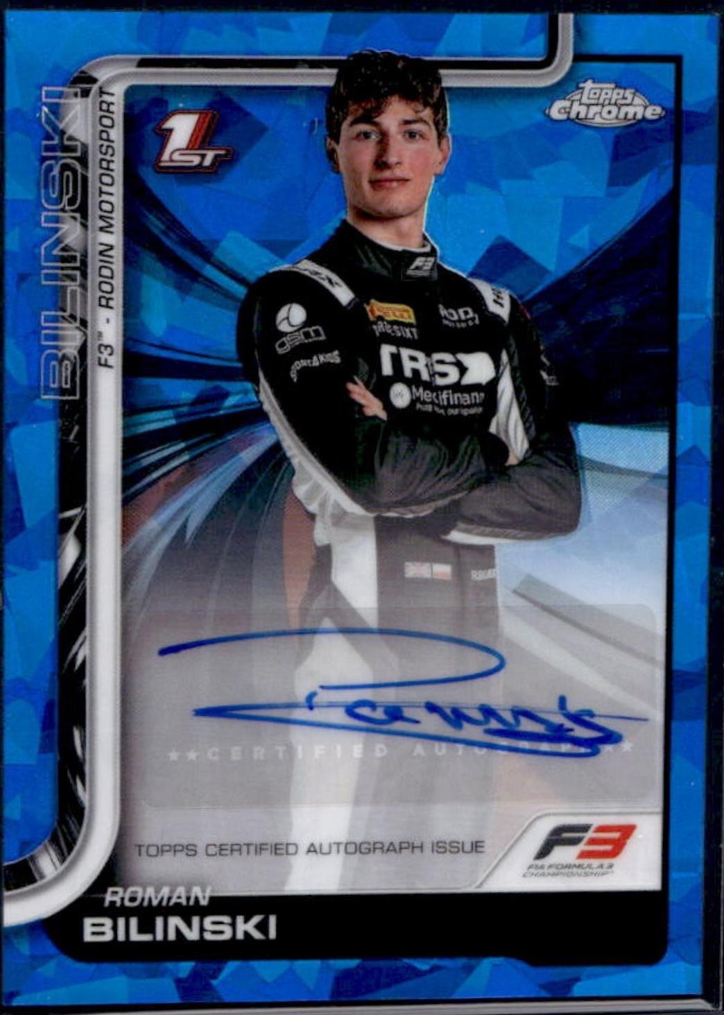 Roman Bilinski #CAC-BIL Prices | 2025 Topps Chrome Sapphire