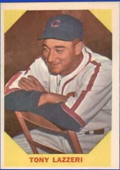 Tony Lazzeri #31 Baseball Cards 1960 Fleer