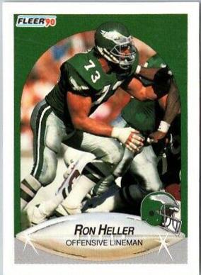 Ron Heller #84 Football Cards 1990 Fleer