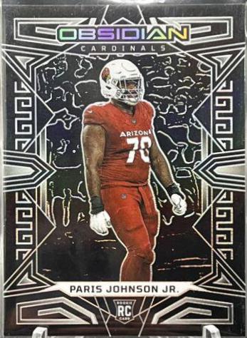 Paris Johnson Jr. #101 Football Cards 2023 Panini Obsidian