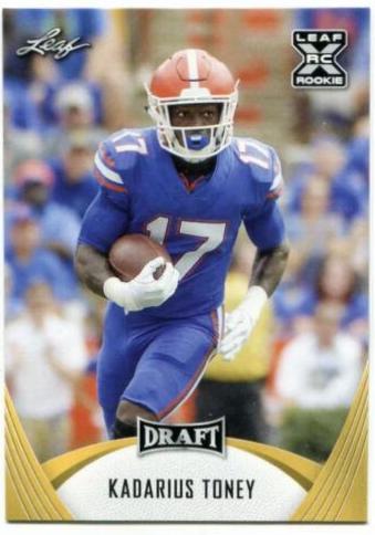 Kadarius Toney #36 Football Cards 2021 Leaf Draft