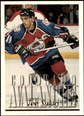 Joe Sakic #266 Hockey Cards 1995 Topps