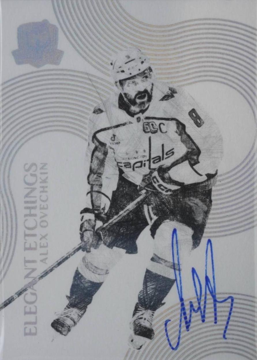 Alex Ovechkin #EL-AO 2024 Upper Deck The Cup Elegant Etchings Autograph Hockey