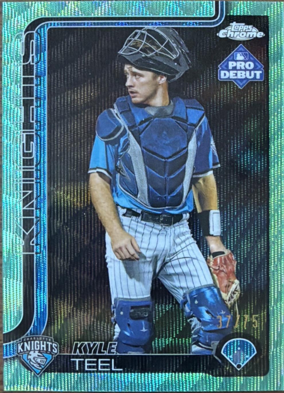 Kyle Teel [Aqua Wave Refractor] #PDC-185