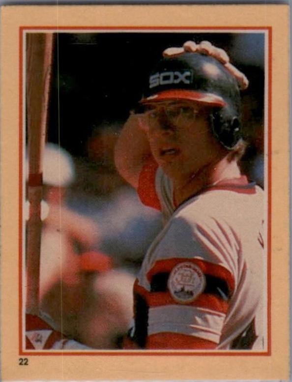 Ron Kittle #22 1984 Fleer Stickers Baseball