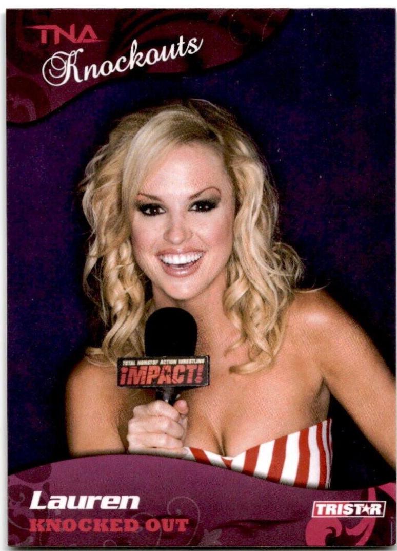 Lauren #7 Wrestling Cards 2009 TriStar TNA Knockouts