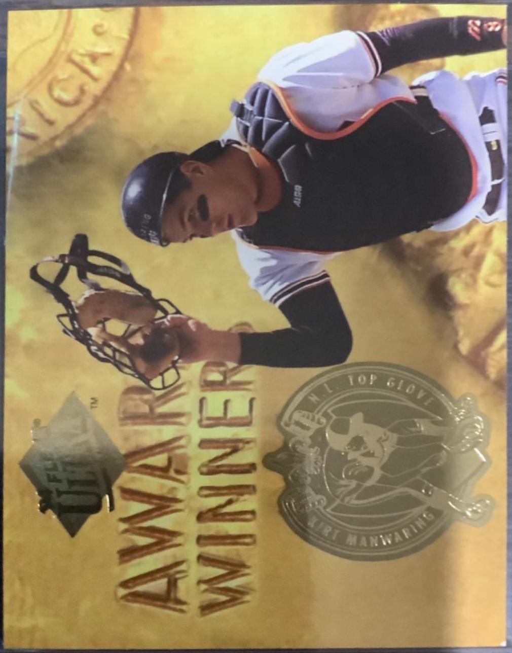 Kirt Manwaring #10 Baseball Cards 1994 Ultra Award Winners