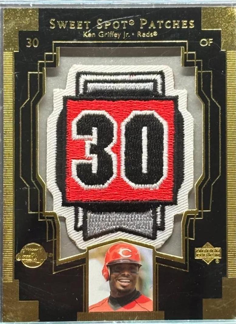 Ken Griffey Jr #KG1 Baseball Cards 2003 Upper Deck Sweet Spot Patches