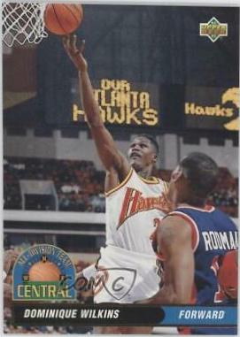 Dominique Wilkins #41 Basketball Cards 1992 Upper Deck International