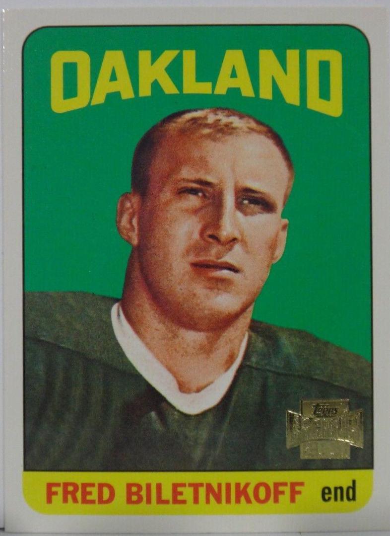 Fred Biletnikoff #33 Football Cards 2001 Topps Archives