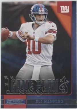 Eli Manning #18 Football Cards 2013 Panini Rookies & Stars Game Plan