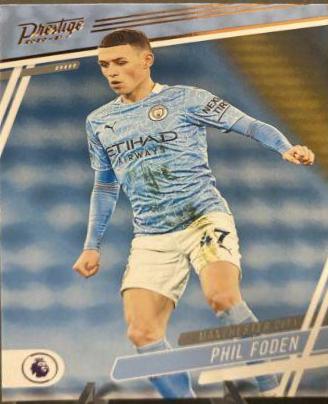 Phil Foden #3 Soccer Cards 2020 Panini Chronicles Prestige Premier League