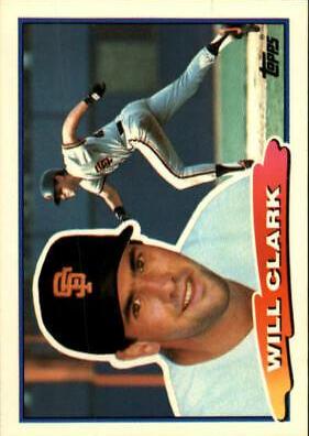 Will Clark #9 Baseball Cards 1988 Topps Big