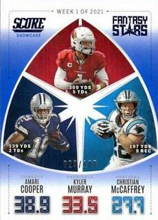 Amari Cooper, Kyler Murray, Christian McCaffrey
