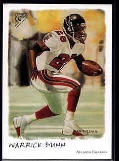 Warrick Dunn #25 Football Cards 2002 Topps Gallery