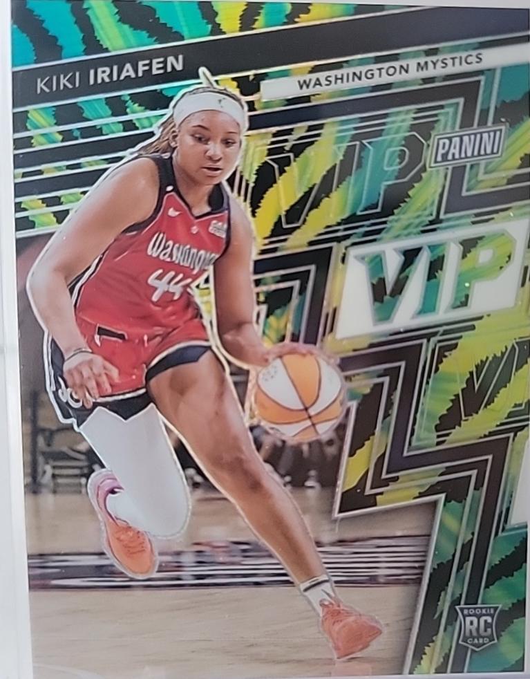 Kiki Iriafen #RC4 2025 Panini National Convention Gold Pack Rookies Basketball