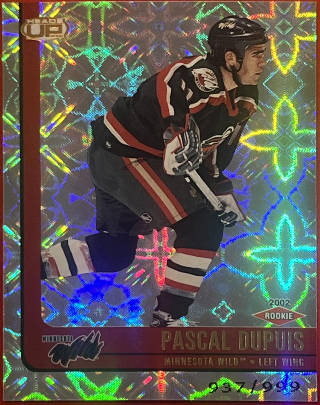 Pascal Dupuis #109 2001 Pacific Heads Up Hockey