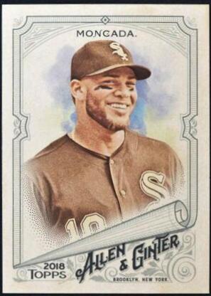Yoan Moncada #19 2018 Topps Allen & Ginter X Baseball