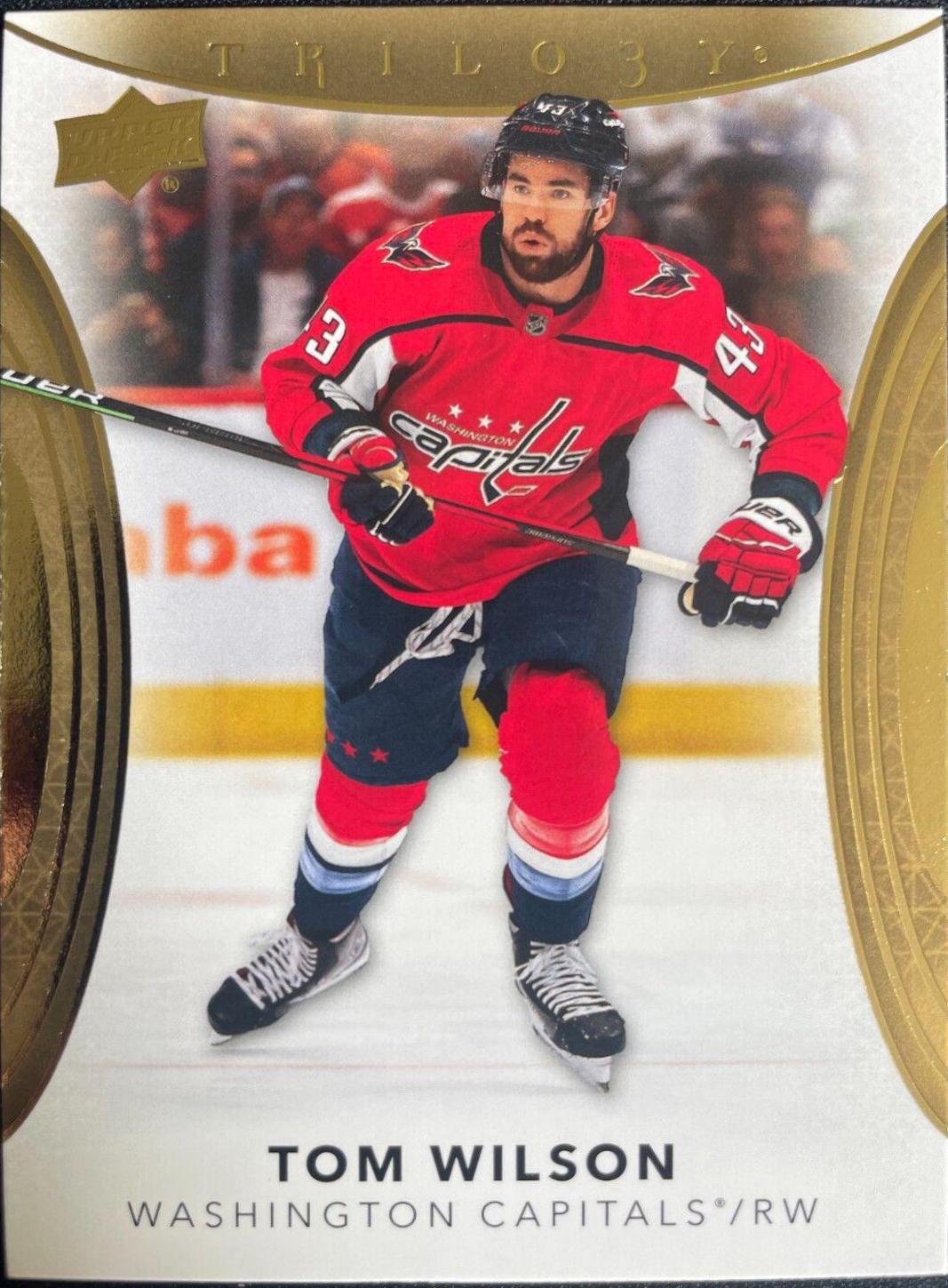 Tom Wilson #4 Hockey Cards 2022 Upper Deck Trilogy