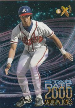 Andruw Jones #2 Baseball Cards 1997 Skybox E X 2000 Stardate