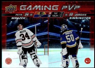 Petr Mrazek / Jordan Binnington #GPVP-17 Hockey Cards 2024 Upper Deck Gaming PVP