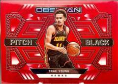 Trae Young [Red Flood] #11 Prices | 2021 Panini Obsidian Pitch