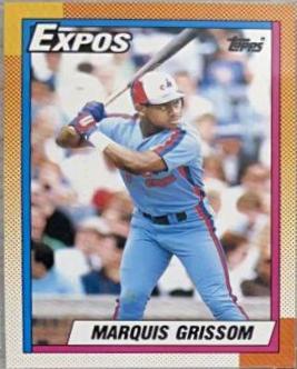 Marquis Grissom #714 1990 O-Pee-Chee Baseball