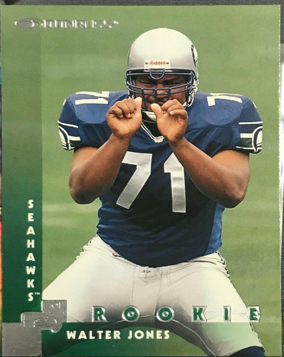 Walter Jones #221 Football Cards 1997 Donruss