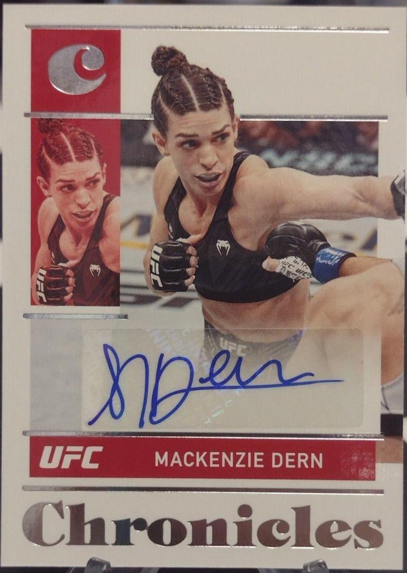 Mackenzie Dern #CS-MDN Ufc Cards 2022 Panini Chronicles UFC Signatures