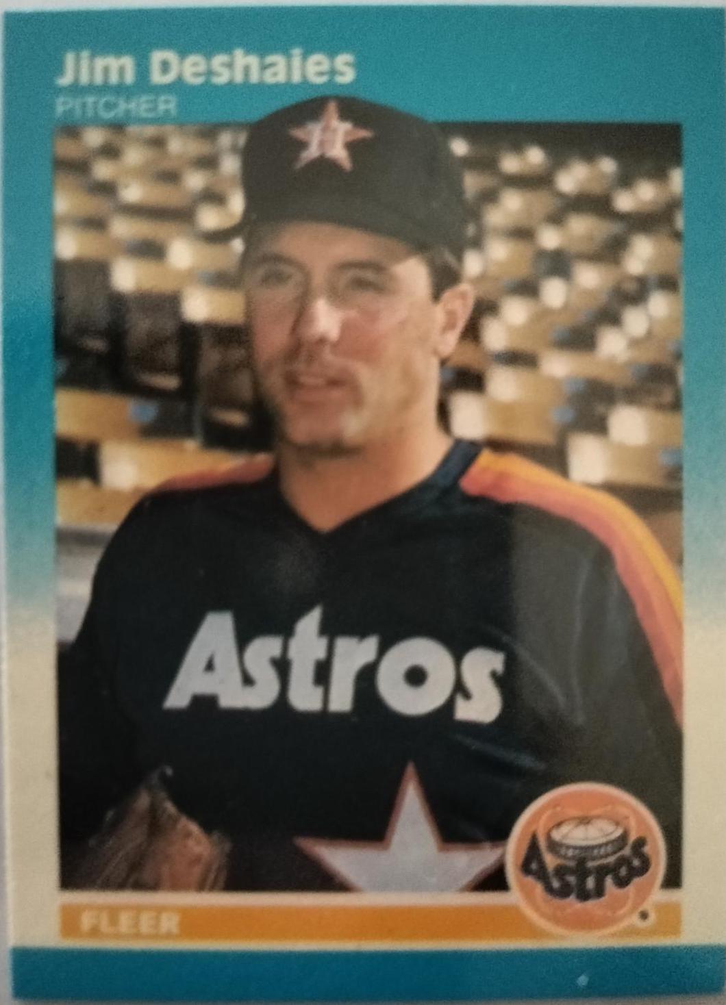 Jim Deshaies #31 Baseball Cards 1987 Fleer Mini