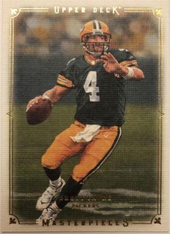 Brett Favre #10 Football Cards 2008 Upper Deck Masterpieces